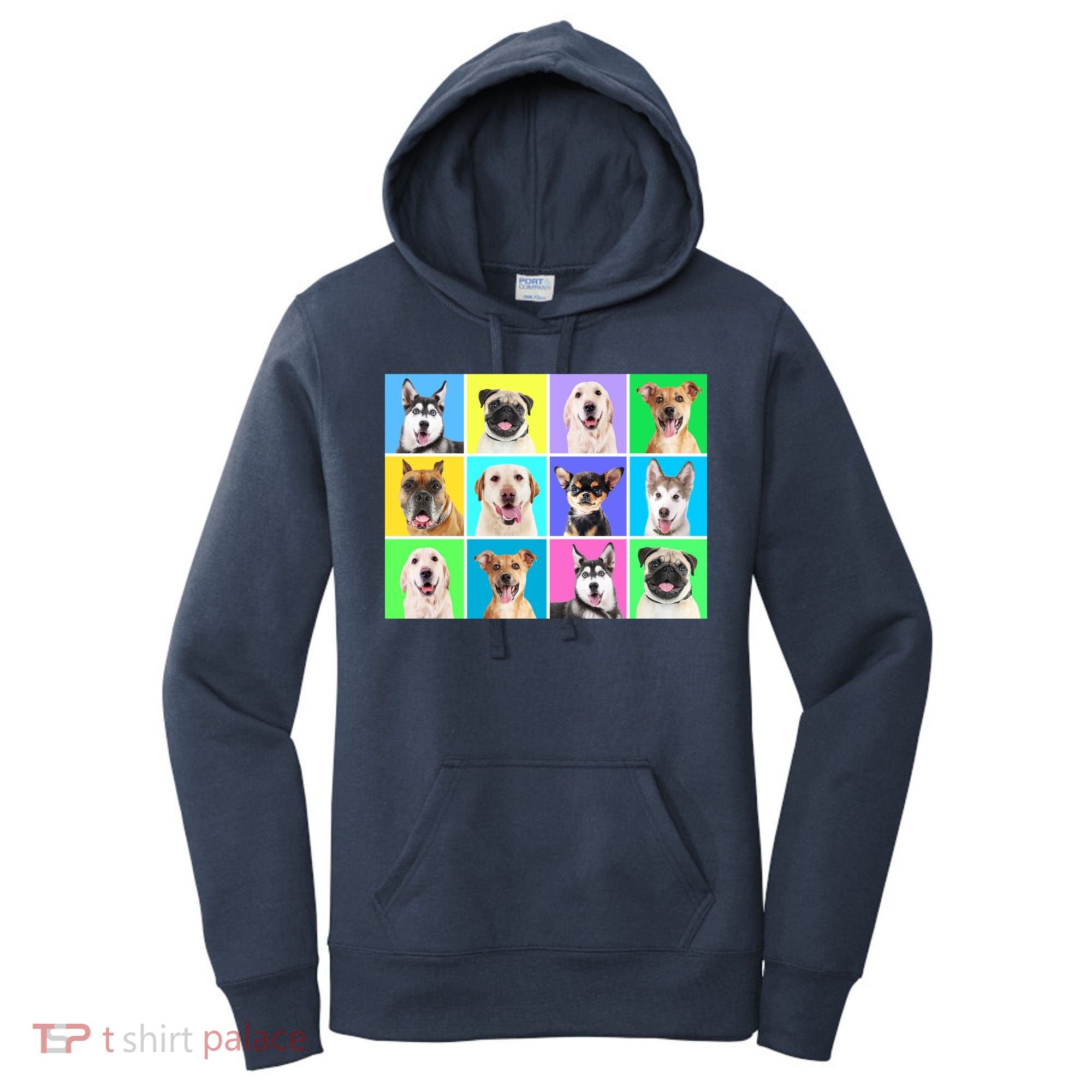 Cute Dogs Portrait Women's Hoodie