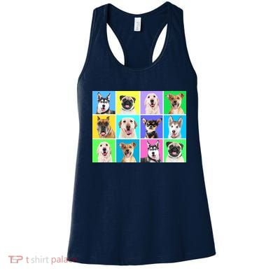 Cute Dogs Portrait Women's Tank Top