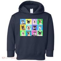 Cute Dogs Portrait Toddler Hoodie thumb 0