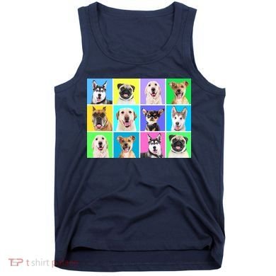 Cute Dogs Portrait Tank Top