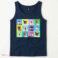 Cute Dogs Portrait Tank Top thumb 2