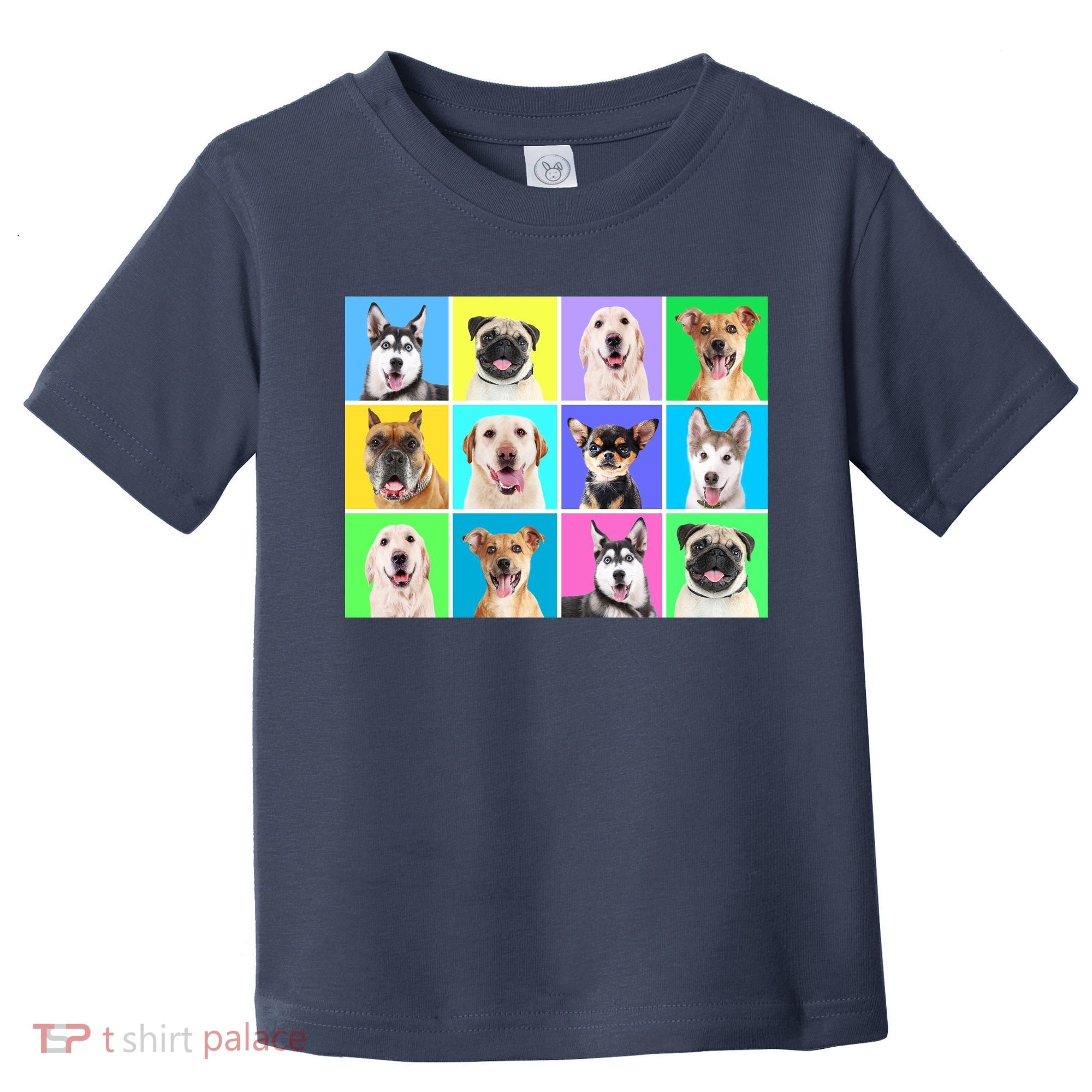 Cute Dogs Portrait Toddler T-Shirt