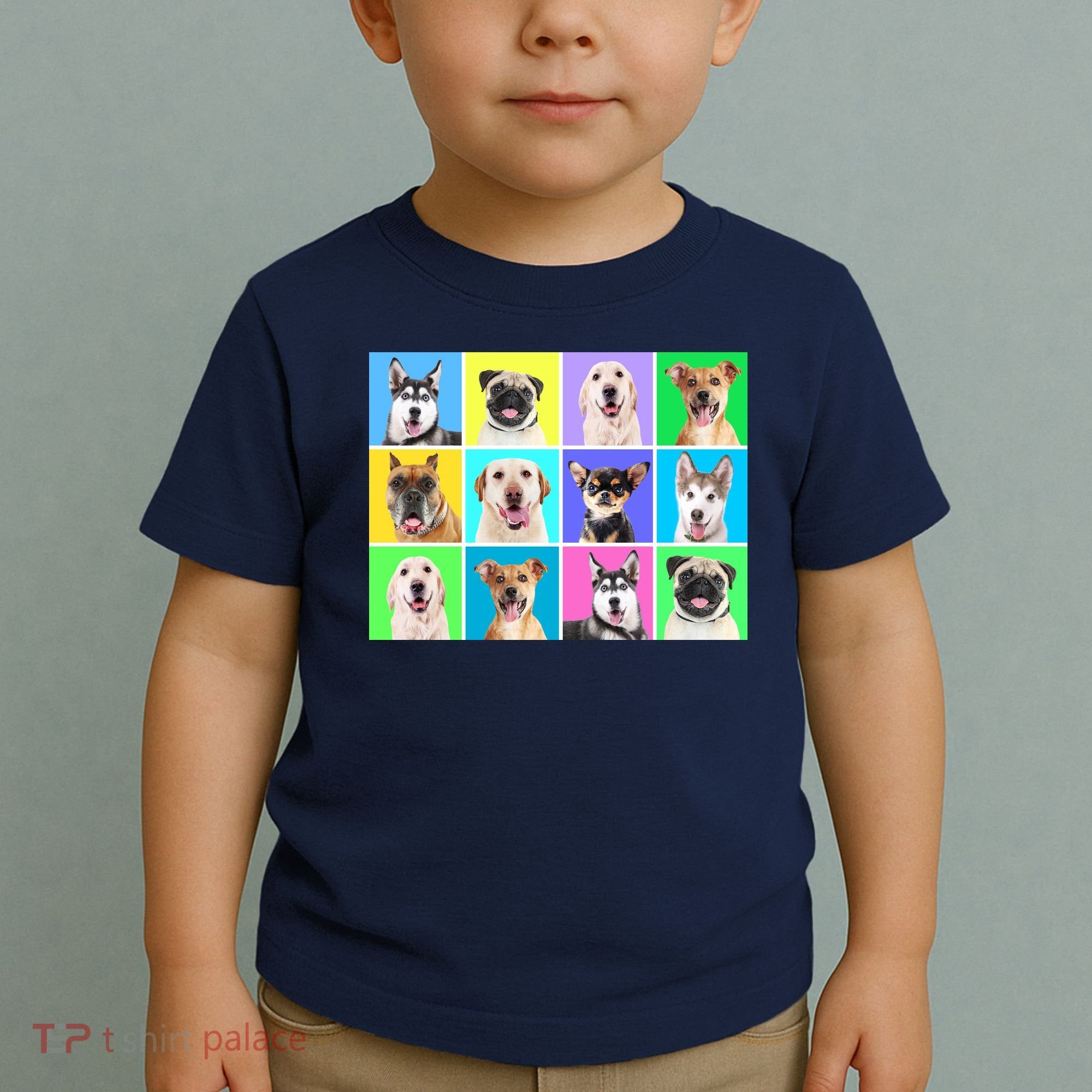 Cute Dogs Portrait Toddler T-Shirt