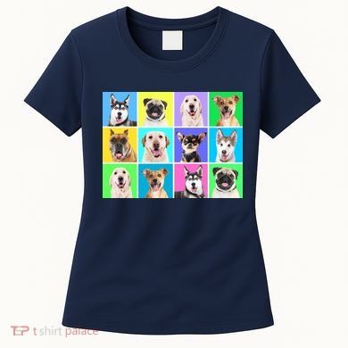 Cute Dogs Portrait Women's T-Shirt