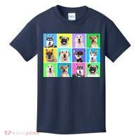 Cute Dogs Portrait Kids T-Shirt thumb 0
