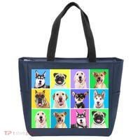 Cute Dogs Portrait Tote Bag thumb 0