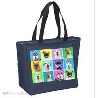Cute Dogs Portrait Tote Bag thumb 2
