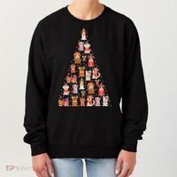 Cute Dogs Puppies Christmas Tree Women's Sweatshirt thumb 0