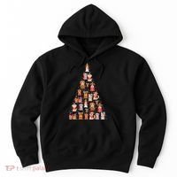 Cute Dogs Puppies Christmas Tree Hoodie thumb 0
