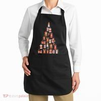 Cute Dogs Puppies Christmas Tree Apron thumb 2