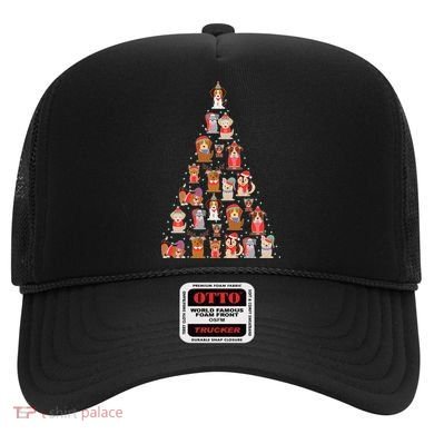 Cute Dogs Puppies Christmas Tree Hat