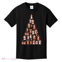 Cute Dogs Puppies Christmas Tree Kids T-Shirt thumb 0