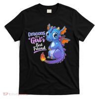 Cute Dragons Are A Girl's Best Friend T-Shirt thumb 0