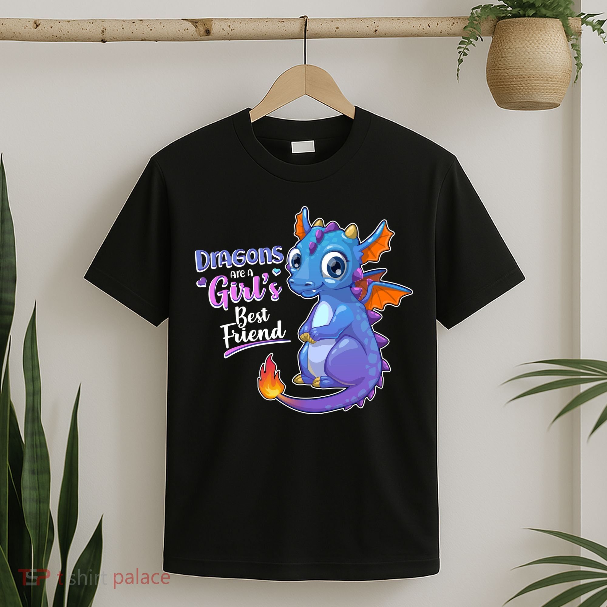 Cute Dragons Are A Girl's Best Friend T-Shirt