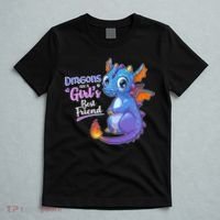 Cute Dragons Are A Girl's Best Friend T-Shirt thumb 5