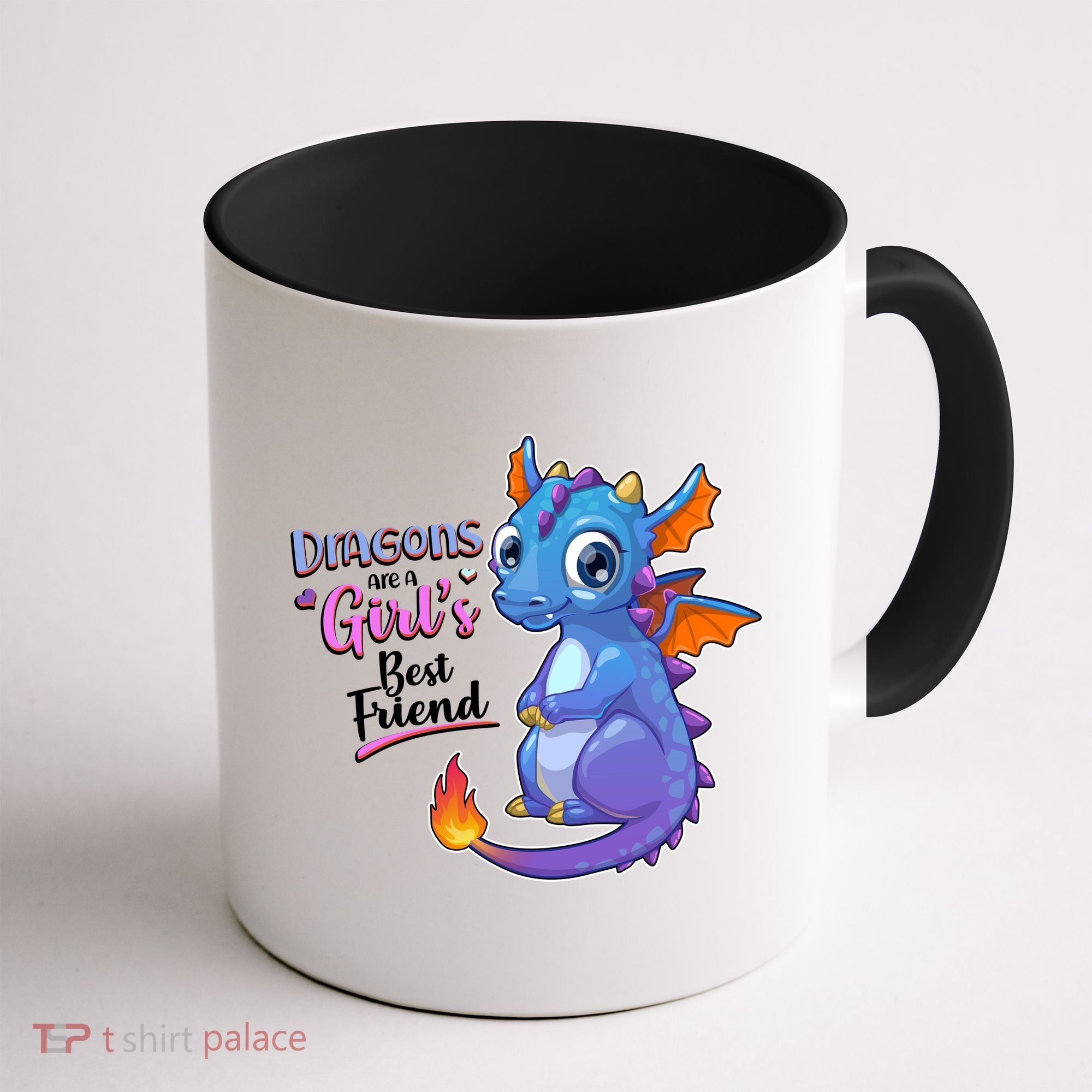 Cute Dragons Are A Girl's Best Friend Coffee Mug
