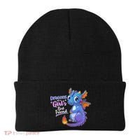 Cute Dragons Are A Girl's Best Friend Beanie thumb 0