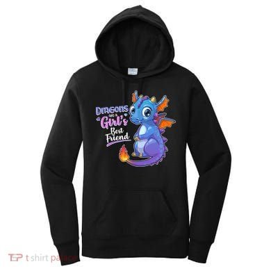 Cute Dragons Are A Girl's Best Friend Women's Hoodie