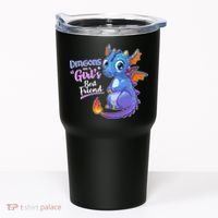 Cute Dragons Are A Girl's Best Friend Tumbler thumb 0