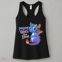 Cute Dragons Are A Girl's Best Friend Women's Tank Top thumb 3