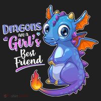 Cute Dragons Are A Girl's Best Friend Hat thumb 2