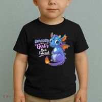 Cute Dragons Are A Girl's Best Friend Toddler T-Shirt thumb 2