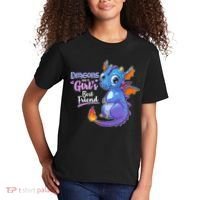 Cute Dragons Are A Girl's Best Friend Kids T-Shirt thumb 2