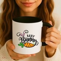 Cute Easter Baby Bunny Coffee Mug thumb 3