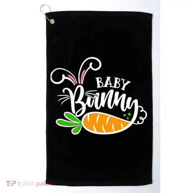Cute Easter Baby Bunny Golf Towel
