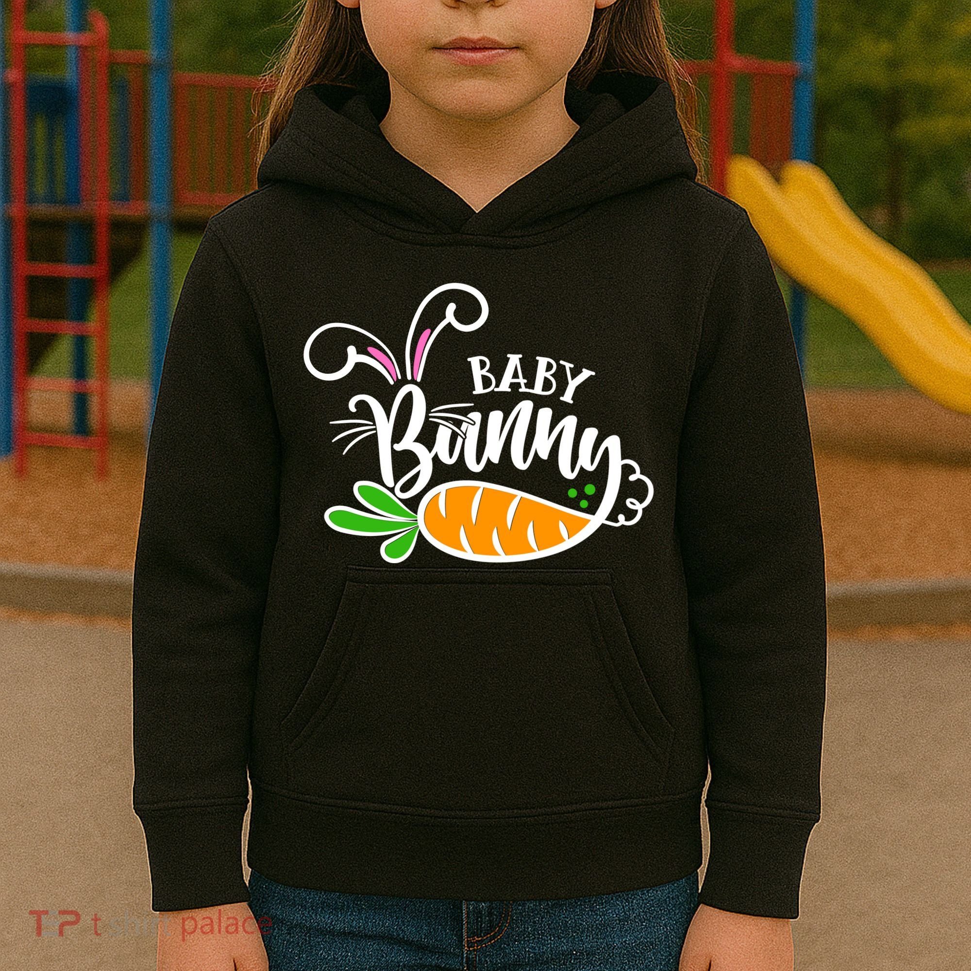Cute Easter Baby Bunny Kids Hoodie