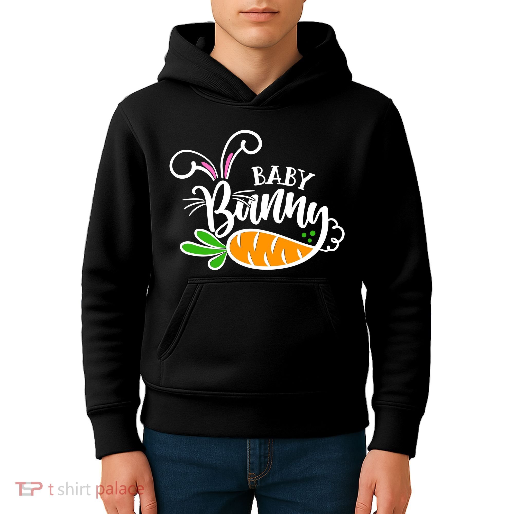 Cute Easter Baby Bunny Kids Hoodie