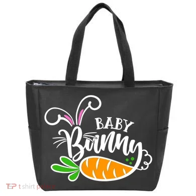 Cute Easter Baby Bunny Tote Bag