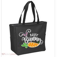 Cute Easter Baby Bunny Tote Bag thumb 2