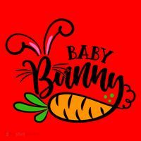 Cute Easter Baby Bunny Santa Hat thumb 1
