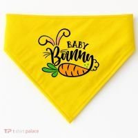 Cute Easter Baby Bunny USA-Made Doggie Bandana thumb 0