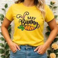 Cute Easter Baby Bunny Women's T-Shirt thumb 2