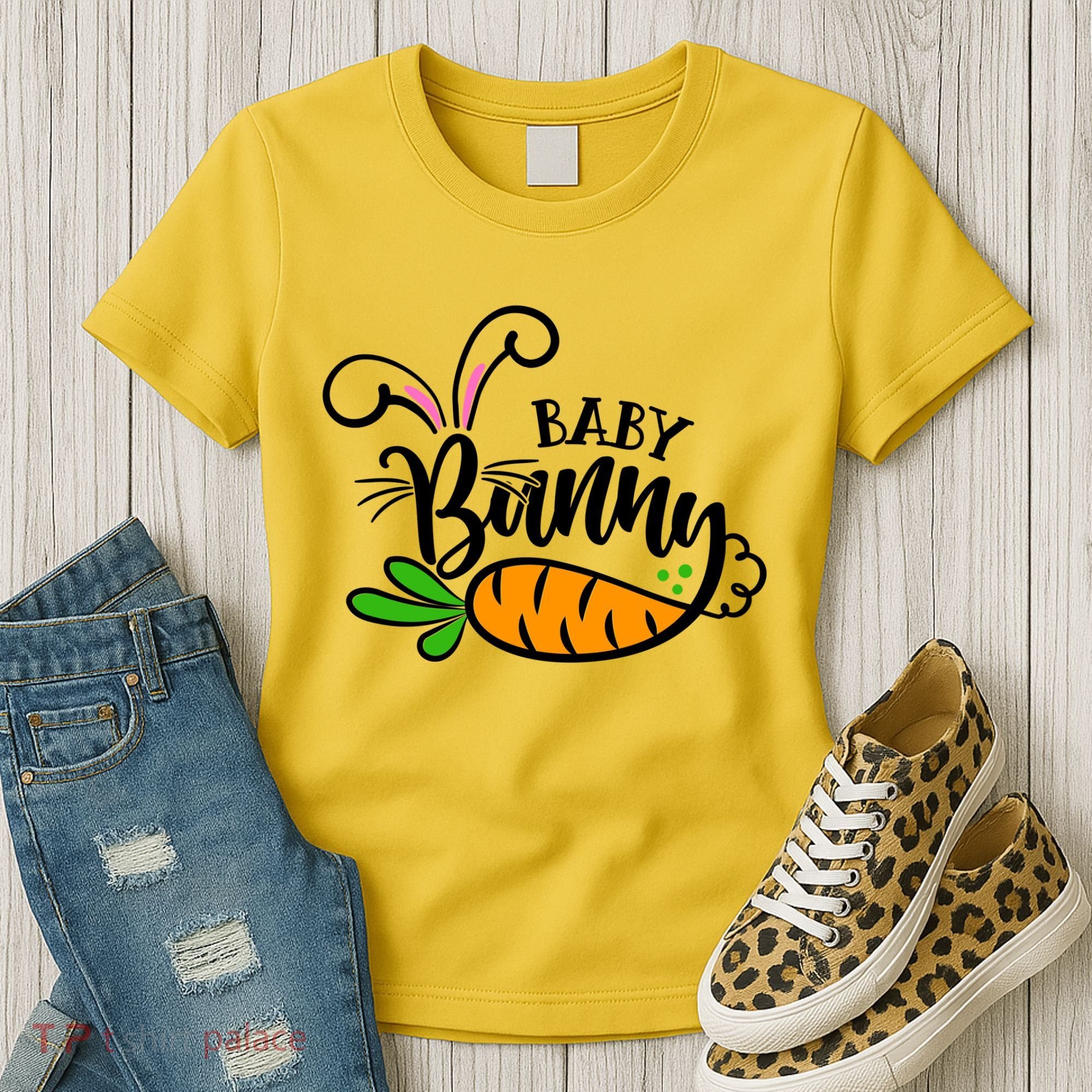 Cute Easter Baby Bunny Women's T-Shirt