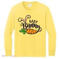 Cute Easter Baby Bunny Kids Long Sleeve Shirt thumb 0