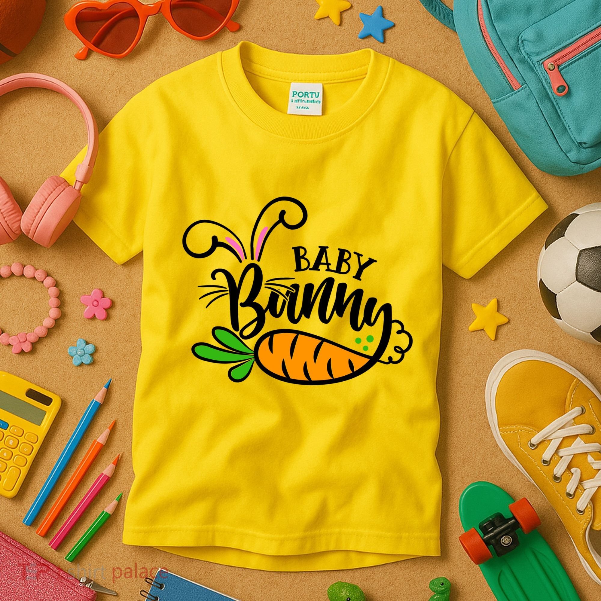 Cute Easter Baby Bunny Kids T-Shirt