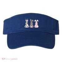 Cute Easter Bunnies Rose Stripe Leopard Patterns Visor thumb 0