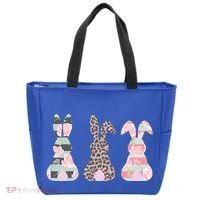 Cute Easter Bunnies Rose Stripe Leopard Patterns Bag thumb 0