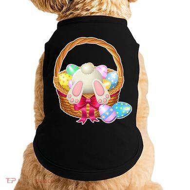 Cute Easter Bunny Basket Doggie Tank