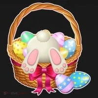 Cute Easter Bunny Basket Doggie Tank thumb 4
