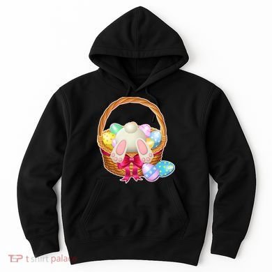 Cute Easter Bunny Basket Hoodie