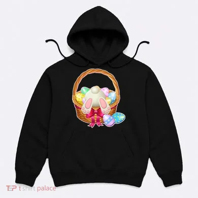 Cute Easter Bunny Basket Hoodie