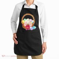 Cute Easter Bunny Basket Apron thumb 2