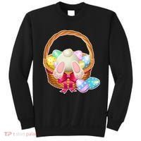 Cute Easter Bunny Basket Sweatshirt thumb 0