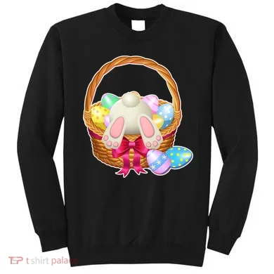 Cute Easter Bunny Basket Sweatshirt