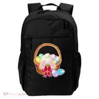 Cute Easter Bunny Basket Backpack thumb 0