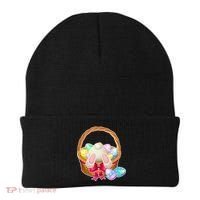 Cute Easter Bunny Basket Beanie thumb 0